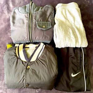 Boys 2T fall jackets and pants lot